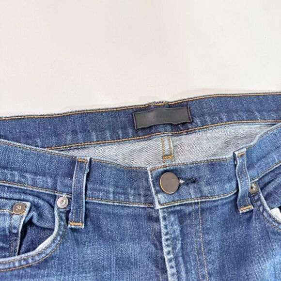 J Brand Jeans Mens 36x31 Blue Kane Dark Wash Denim Straight - Picture 2 of 11